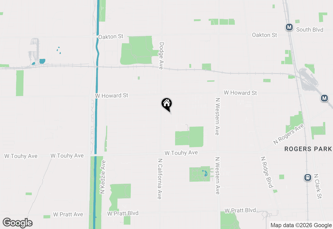 Map of 2734 W Fargo Avenue, Chicago, IL 60645