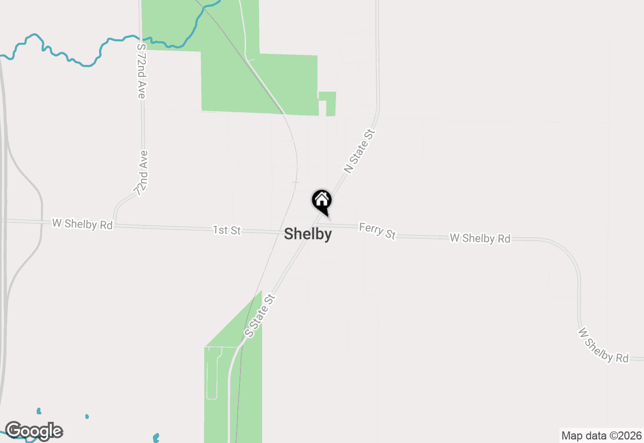 Map of 56 Ferry Street, Shelby, MI 49455