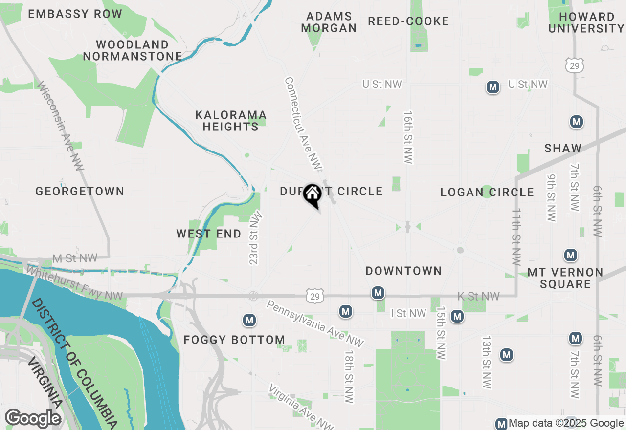 Map of 1330 New Hampshire Avenue Nw #818, Washington, DC 20036