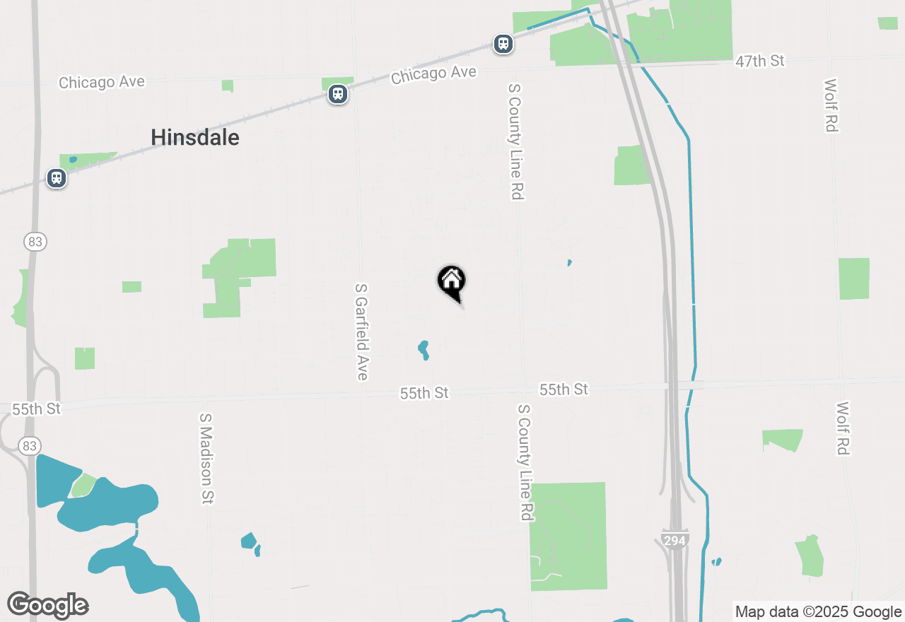 Map of 325 E Eighth Street, Hinsdale, IL 60521