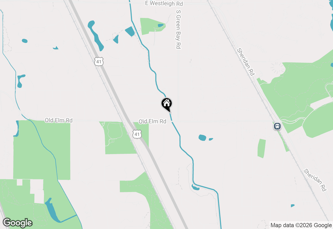 Map of 1161 Valley Road, Lake Forest, IL 60045