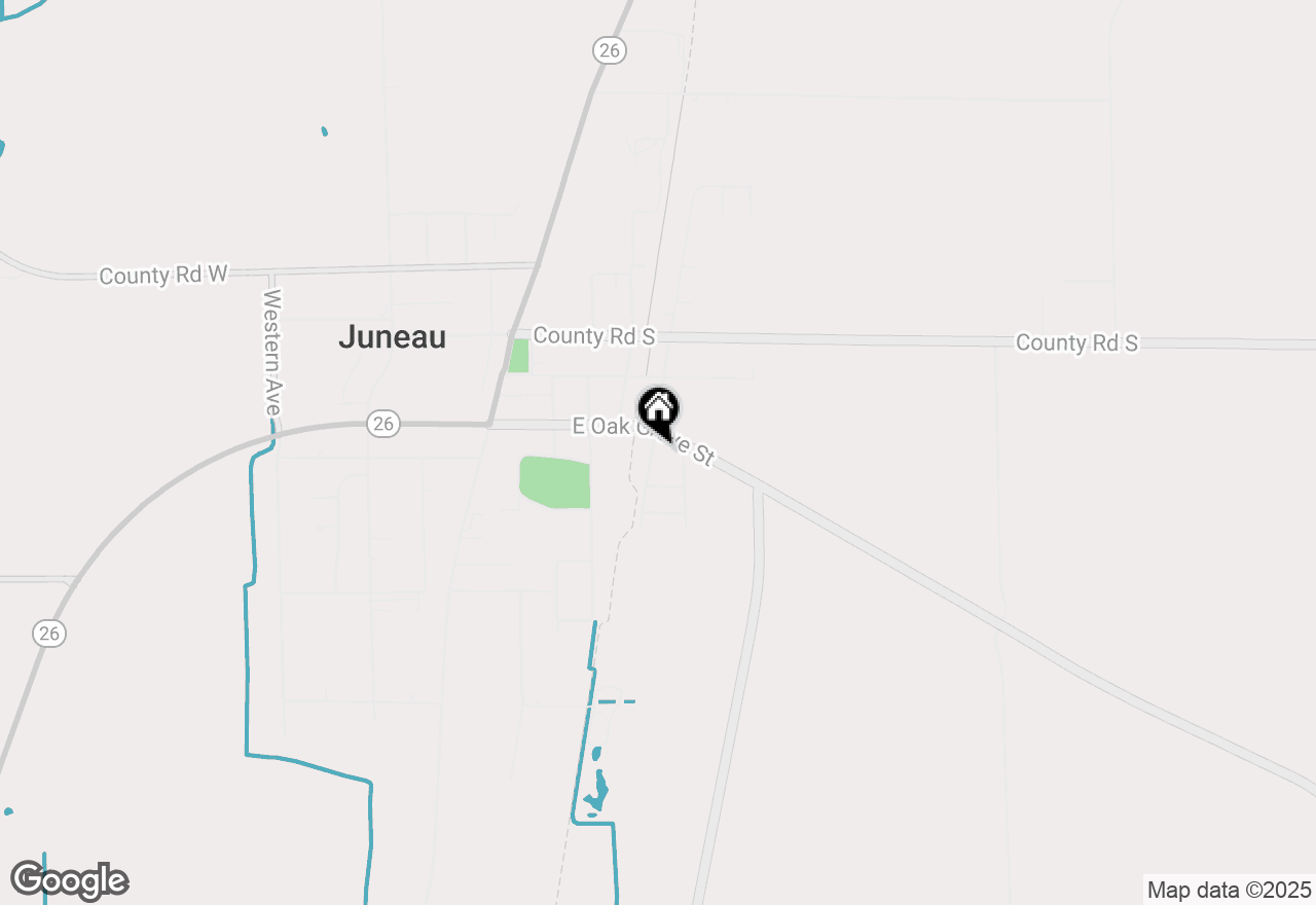 Map of 236 S Hyland Street, Juneau, WI 53039