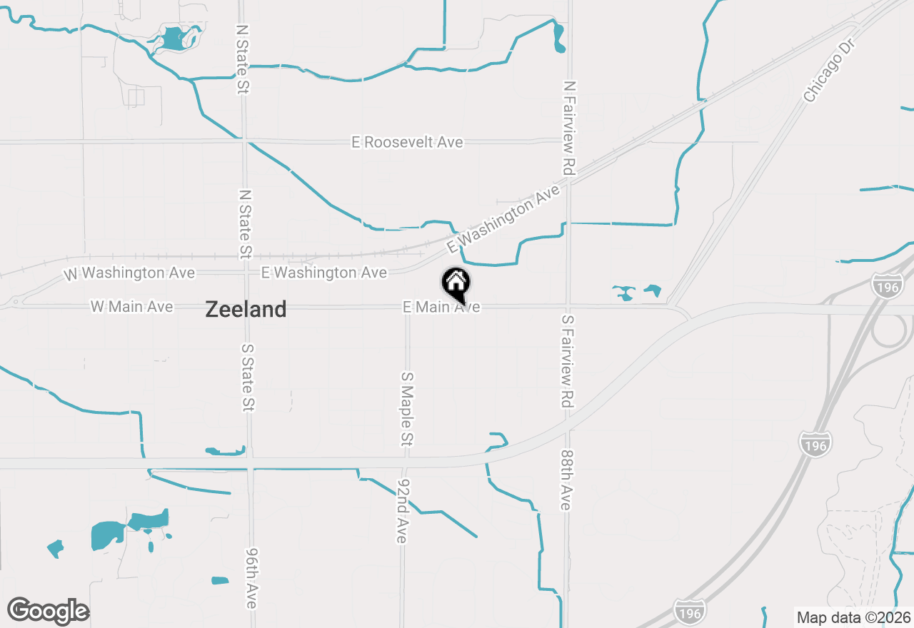 Map of 532 E Main Avenue, Zeeland, MI 49464