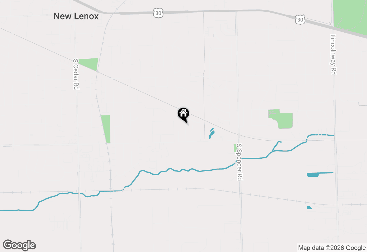 Map of 921 Knollside Road, New Lenox, IL 60451