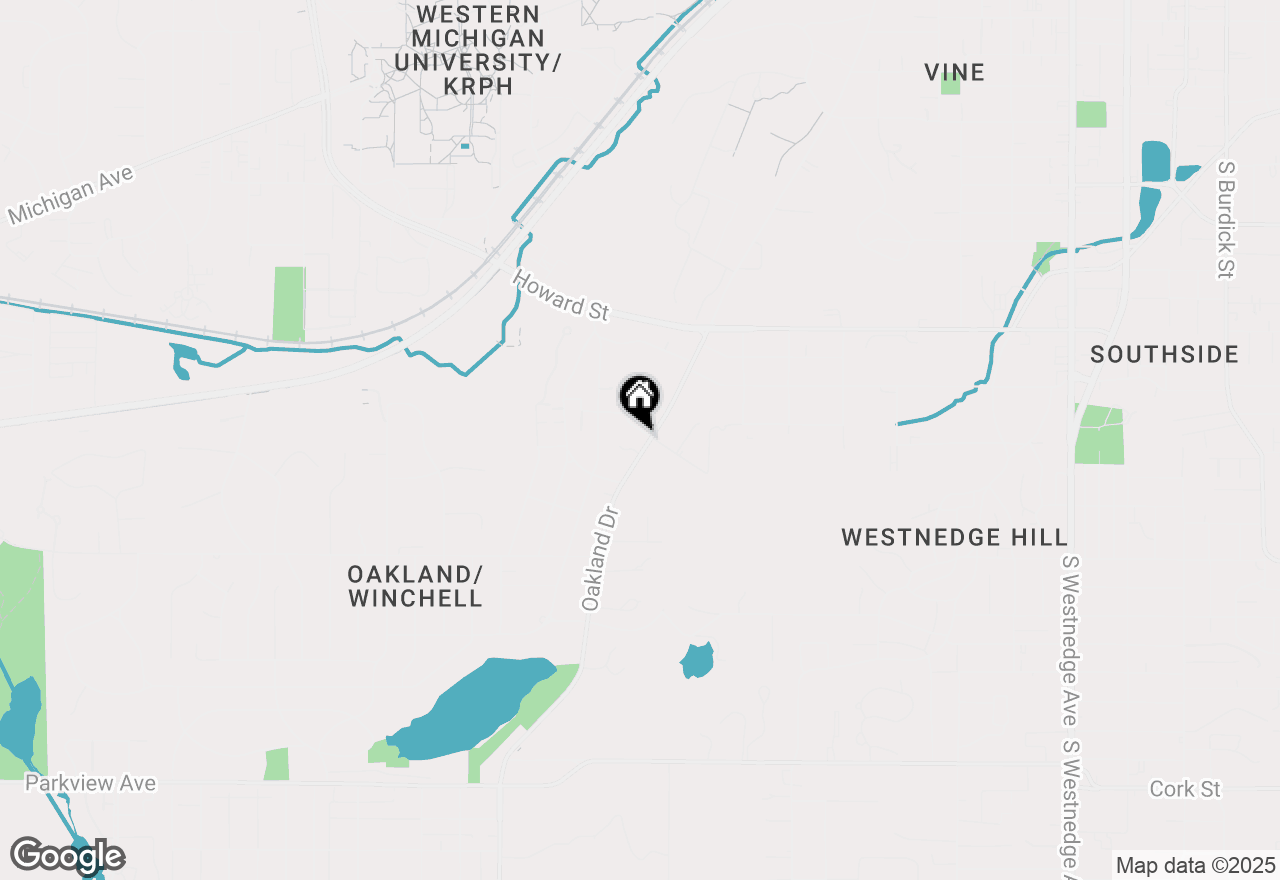 Map of 2108 Oakland Drive, Kalamazoo, MI 49008