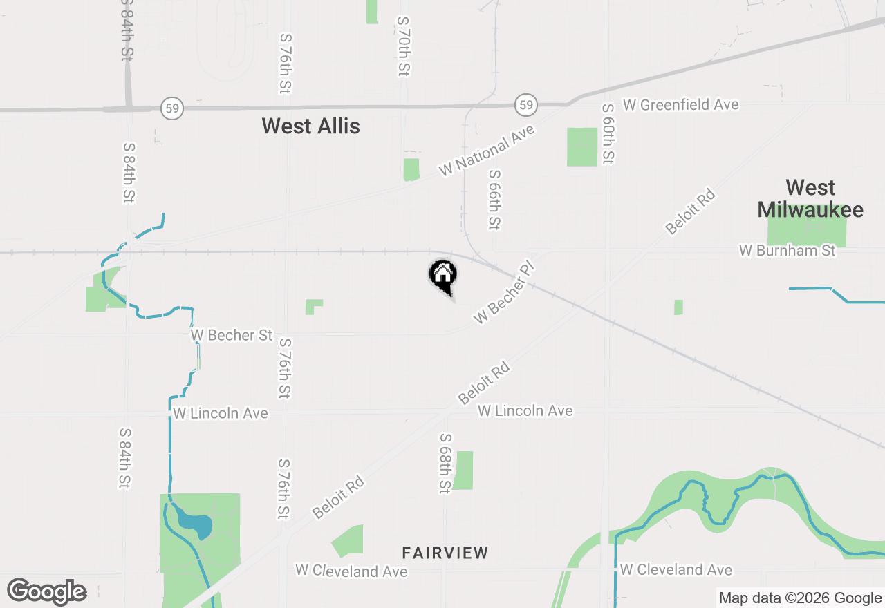 Map of 2016 S 68th St, West Allis, WI 53219