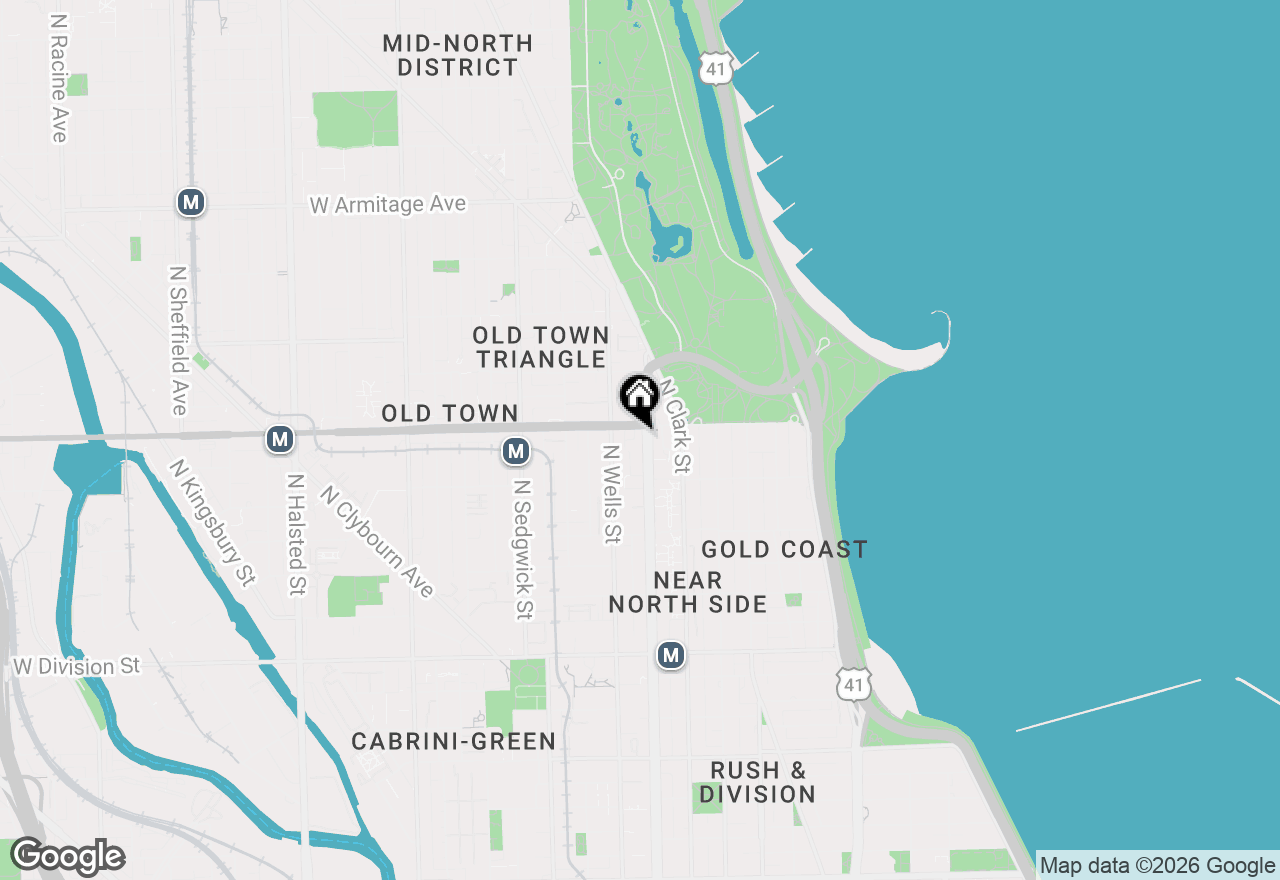 Map of 1552 N La Salle Drive #401, Chicago, IL 60610