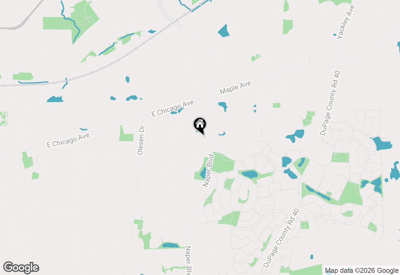Map of 6S575 Bridlespur Drive, Naperville, IL 60540