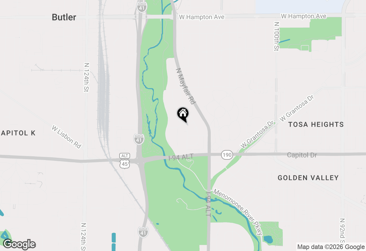 Map of 4155 N 110th St, Wauwatosa, WI 53222