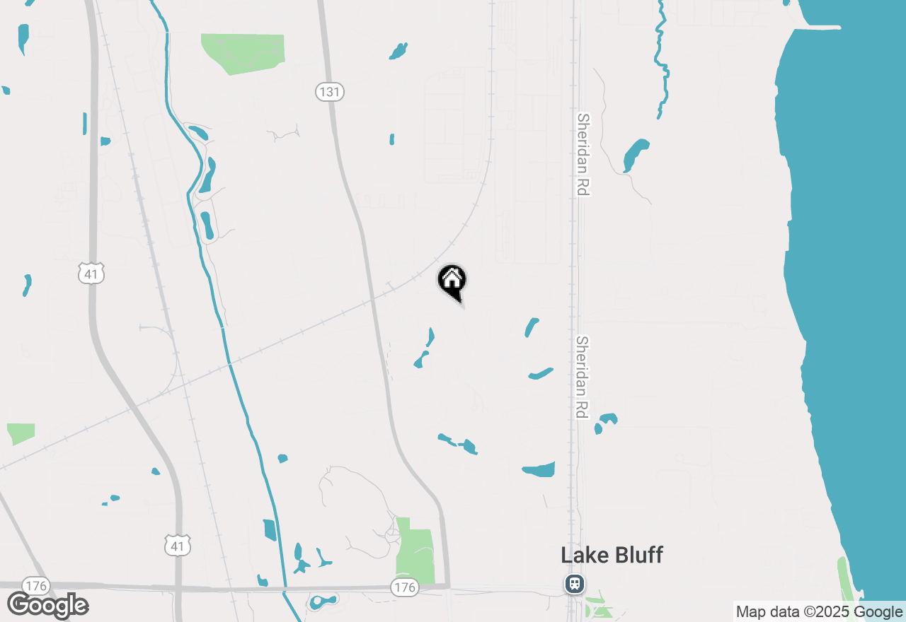 Map of (Address confidential), Lake Bluff, Illinois 60044