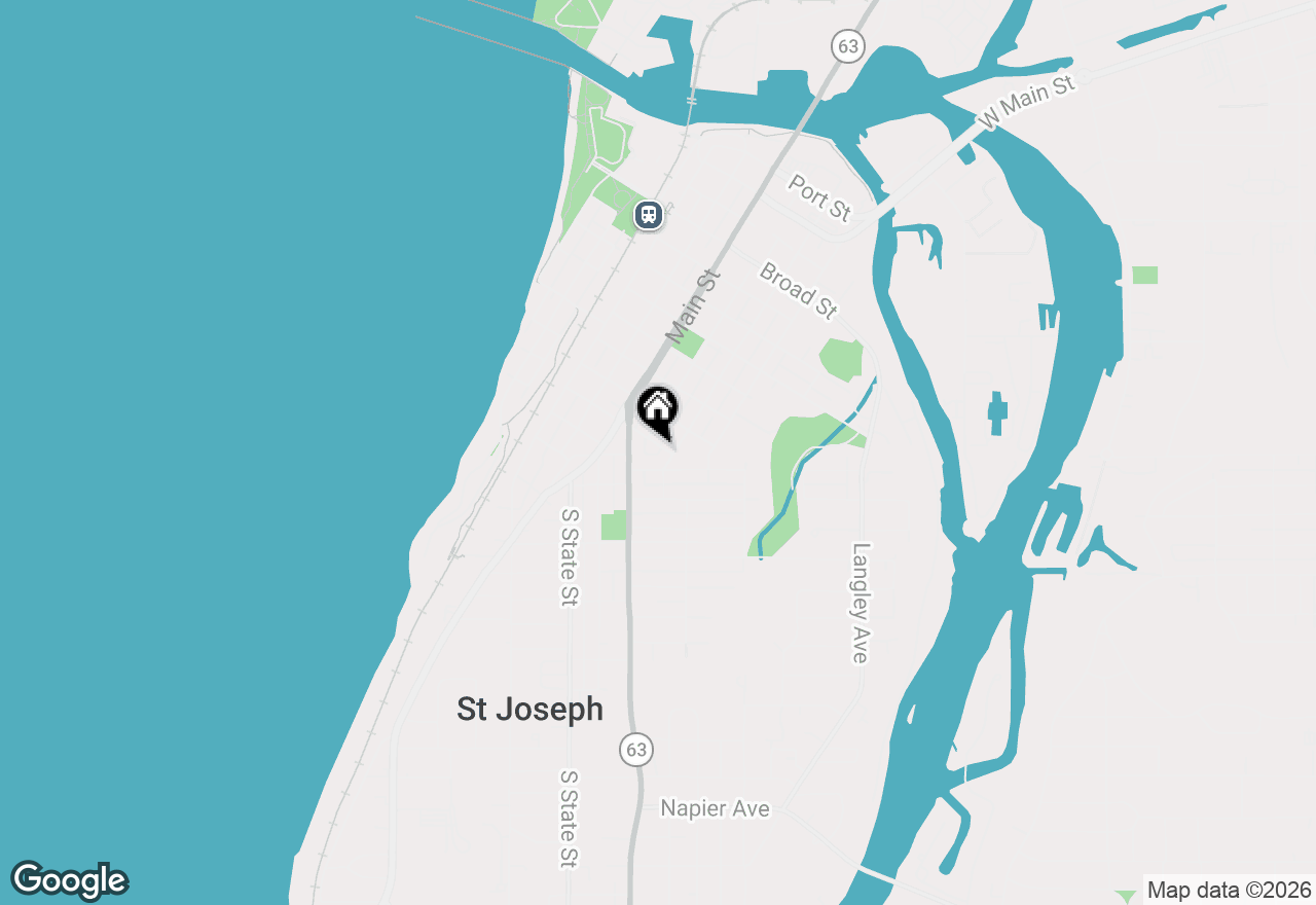 Map of 810 Hoyt Street, St. Joseph, MI 49085