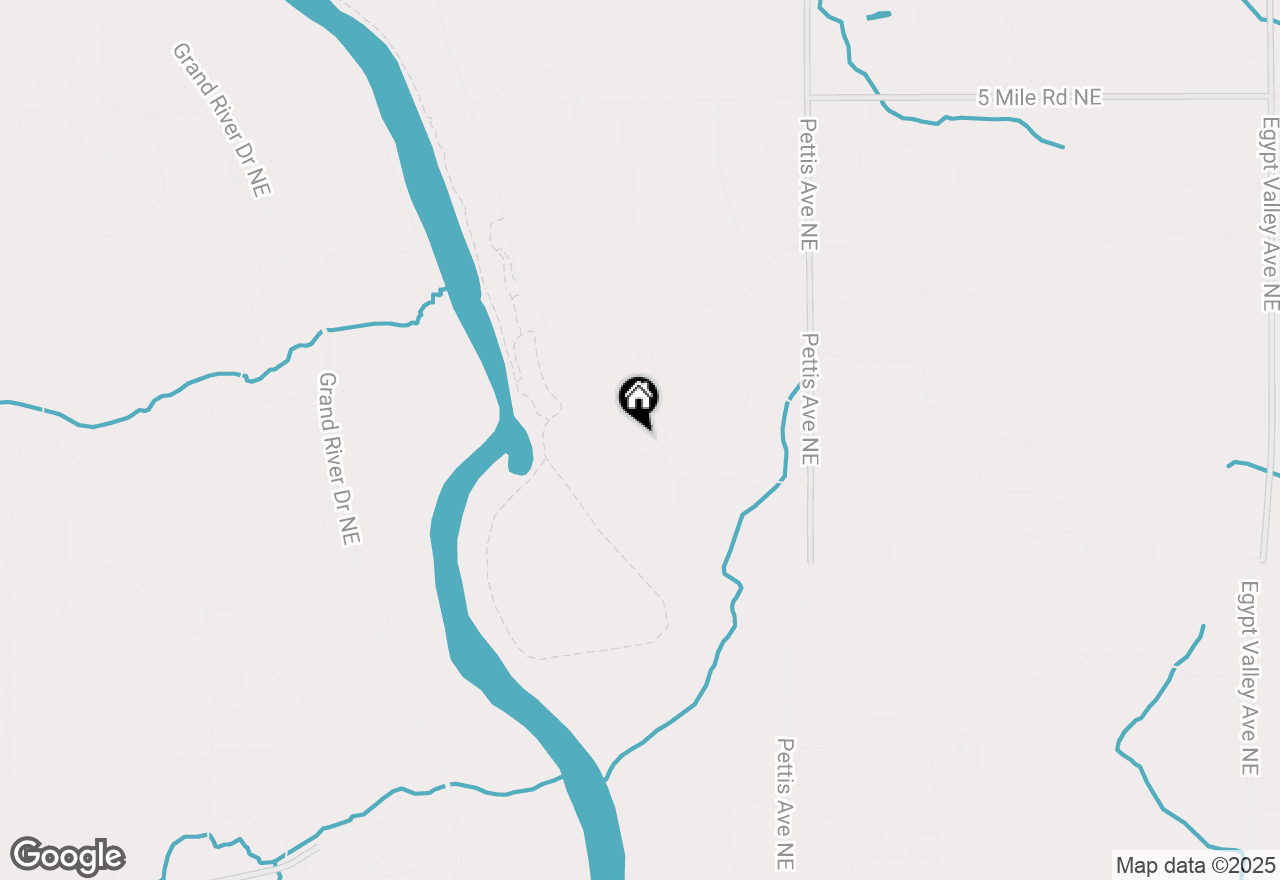 Map of 5337 River Basin Court Ne, Ada, MI 49301