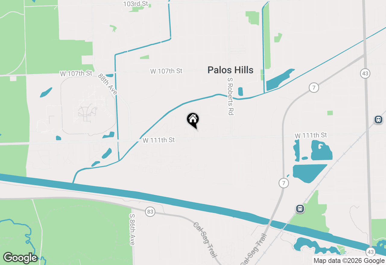 Map of 8202 Gruener Court #8202, Palos Hills, IL 60465