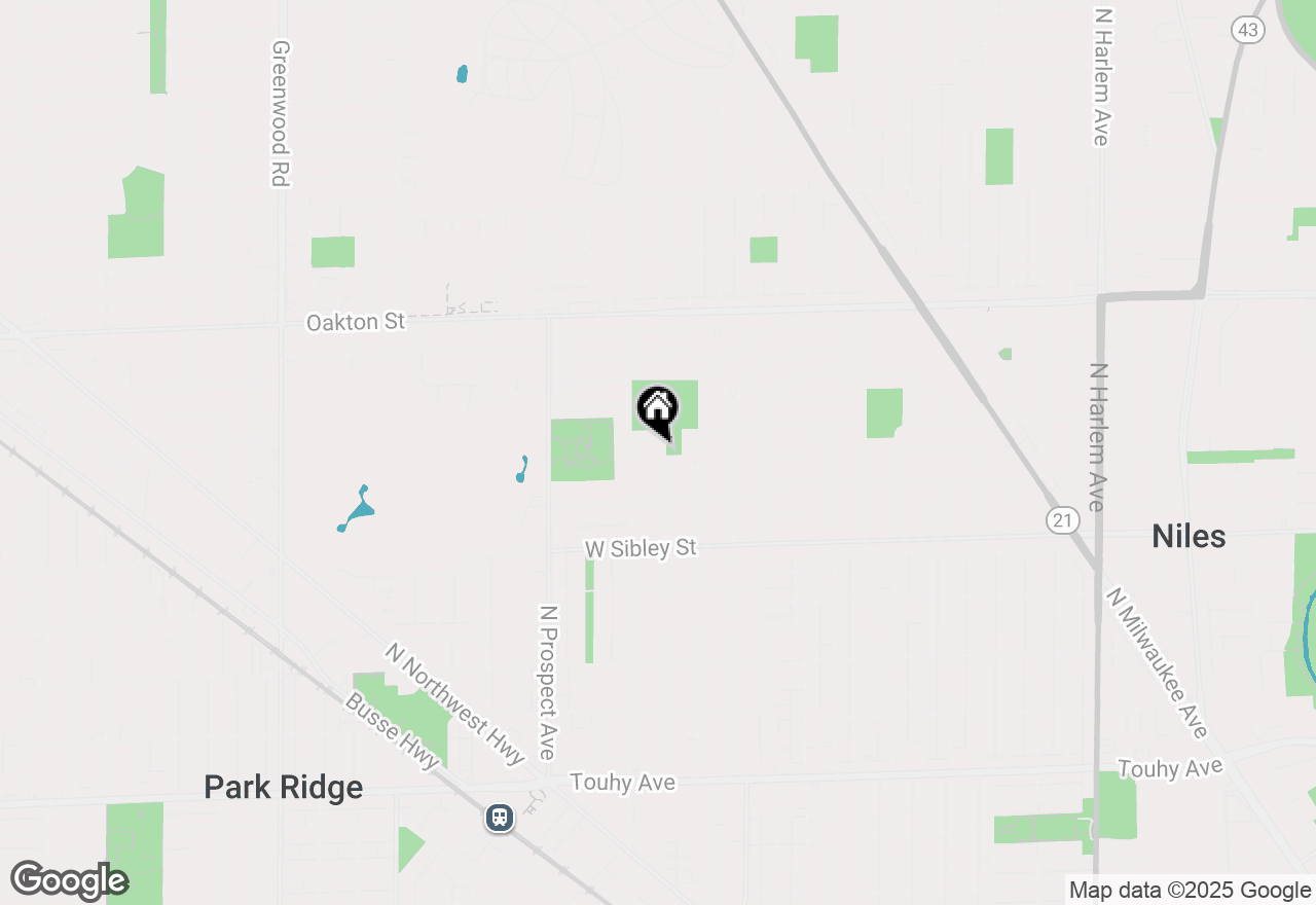 Map of 740 Wisner Street, Park Ridge, IL 60068