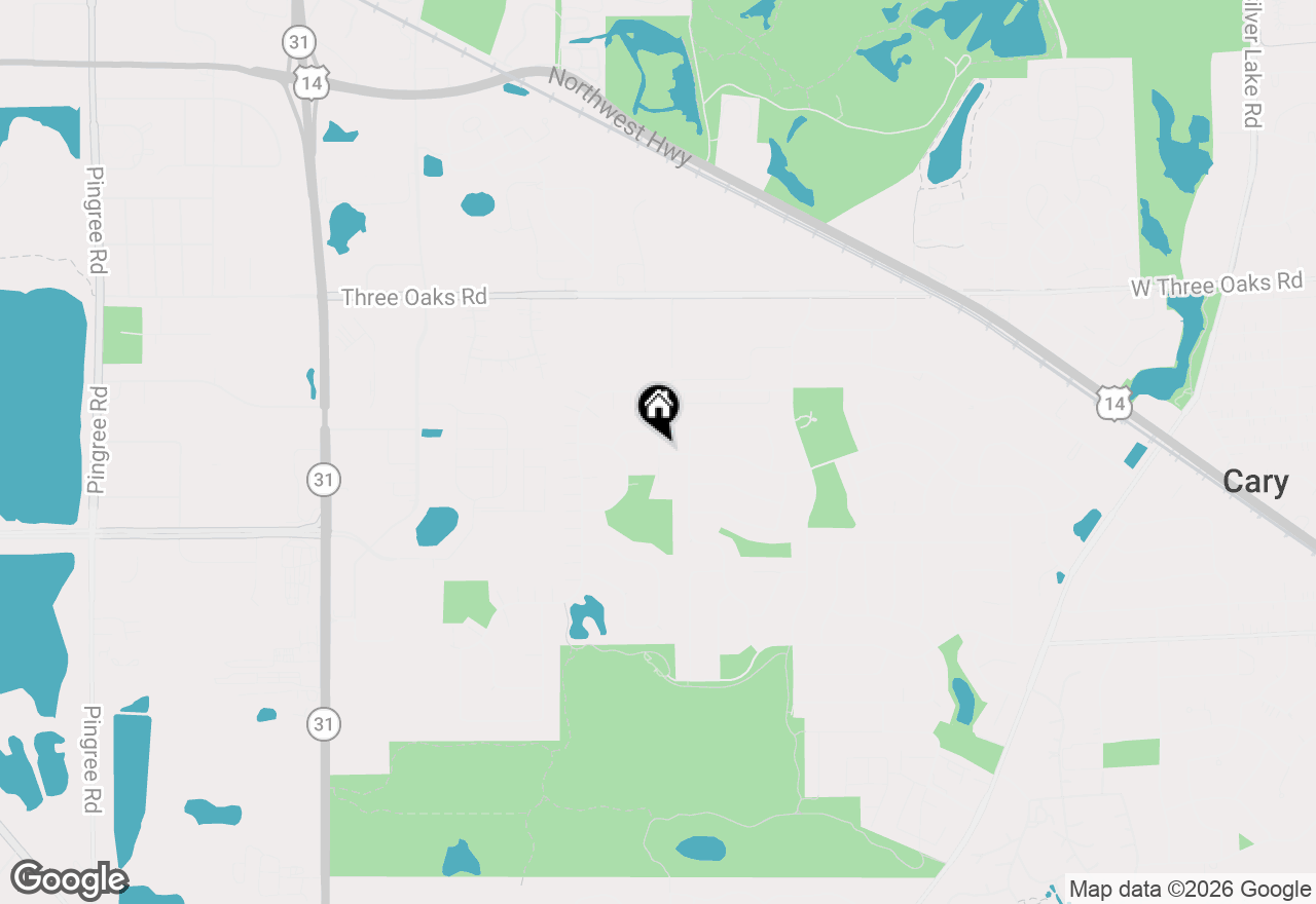 Map of 426 Geneva Lane, Cary, IL 60013