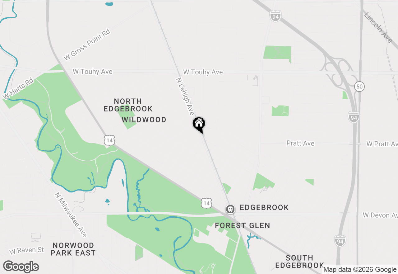 Map of 6890 N Loron Avenue, Chicago, IL 60646