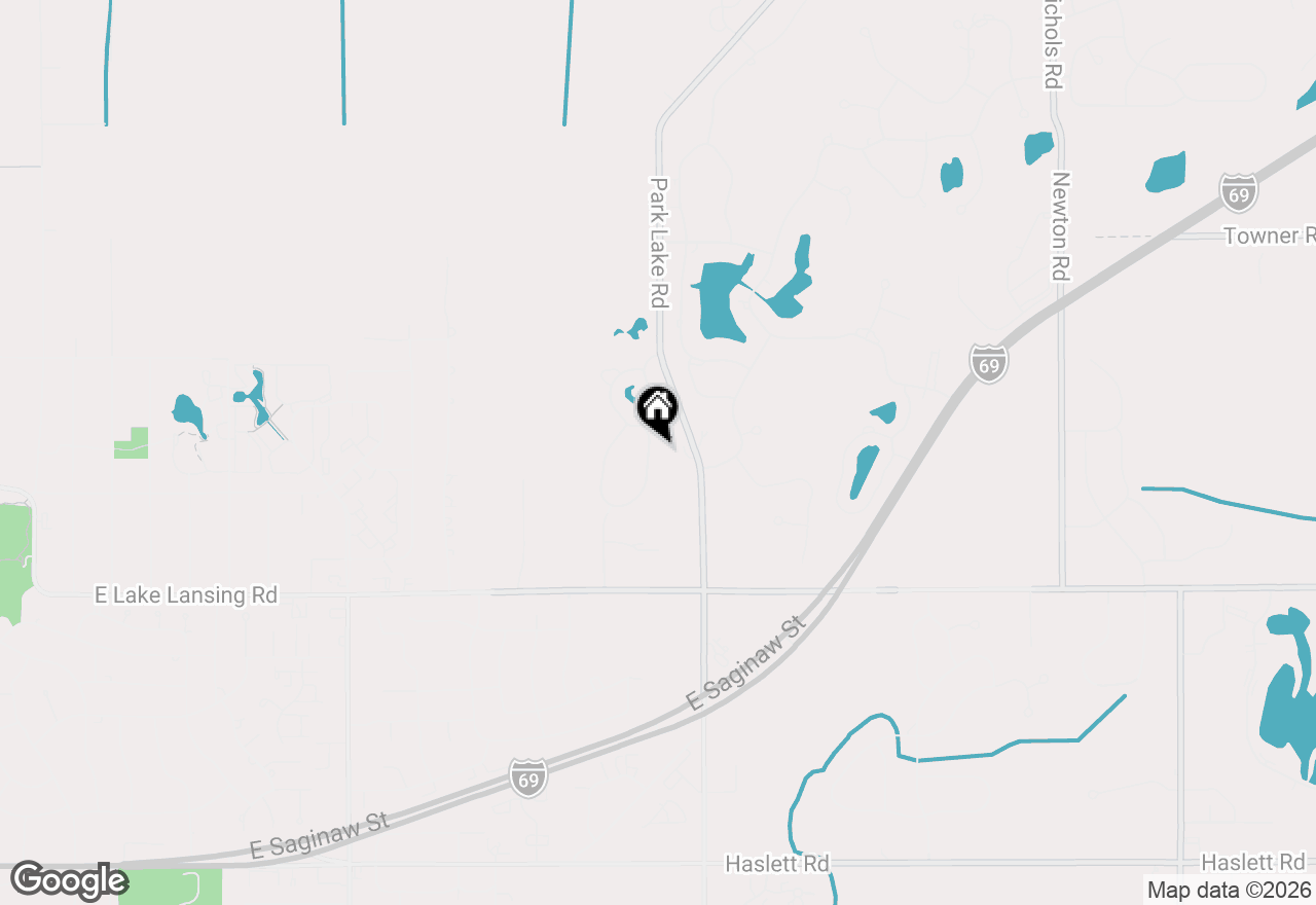 Map of 6146 E Longview Drive, East Lansing, MI 48823