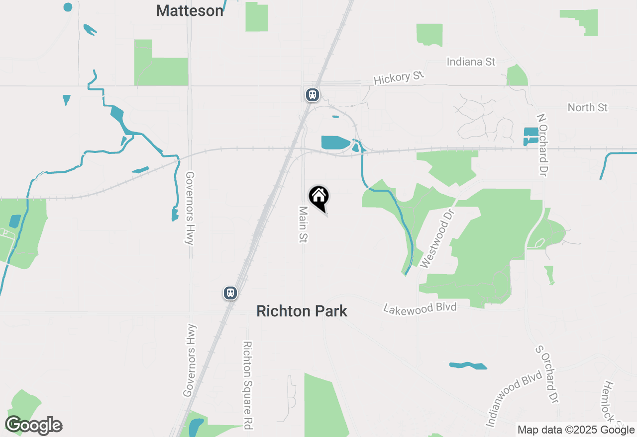 Map of 183 Washington Street, Park Forest, IL 60466