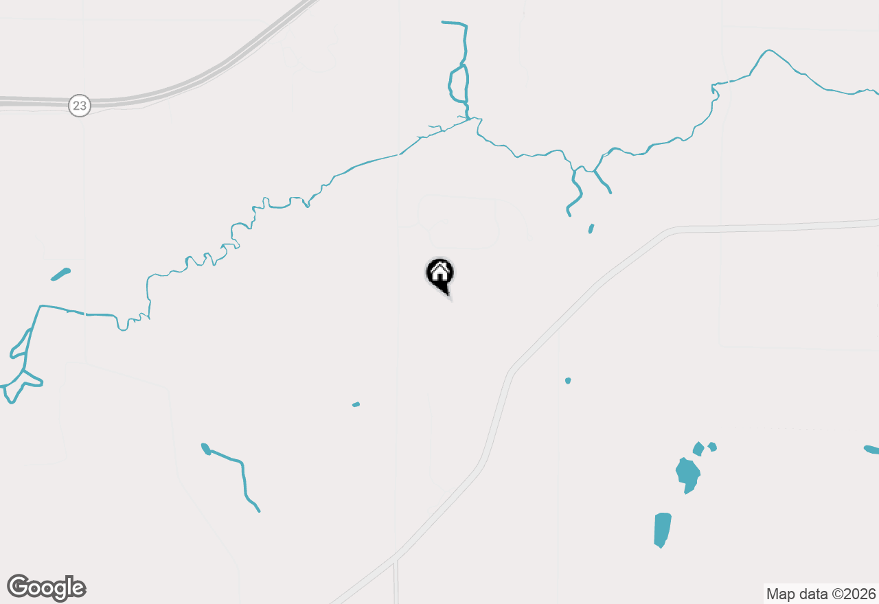 Map of N6107 County Road U, Glenbeulah, WI 53023