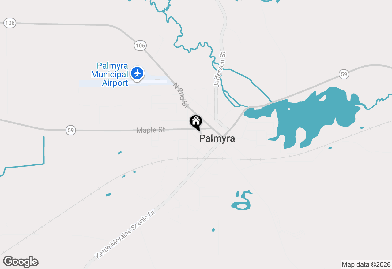 Map of 320 N Fourth St, Palmyra, WI 53156