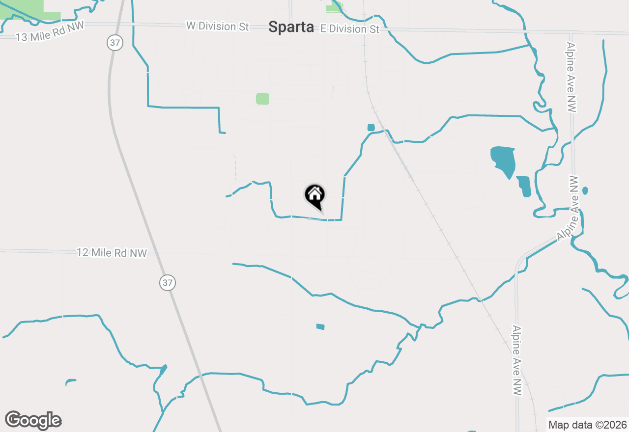 Map of 528 Leisure Acres Street, Sparta, MI 49345