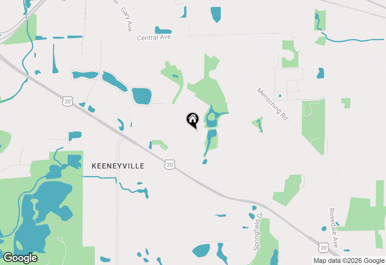 Map of 1151 W Bryn Mawr Avenue, Roselle, IL 60172