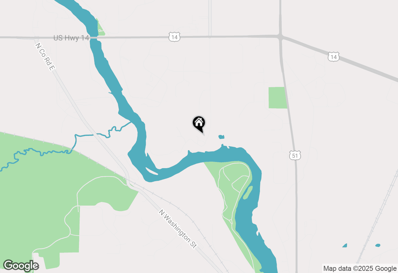 Map of 2116 W Crystal Springs Road, Janesville, WI 53545