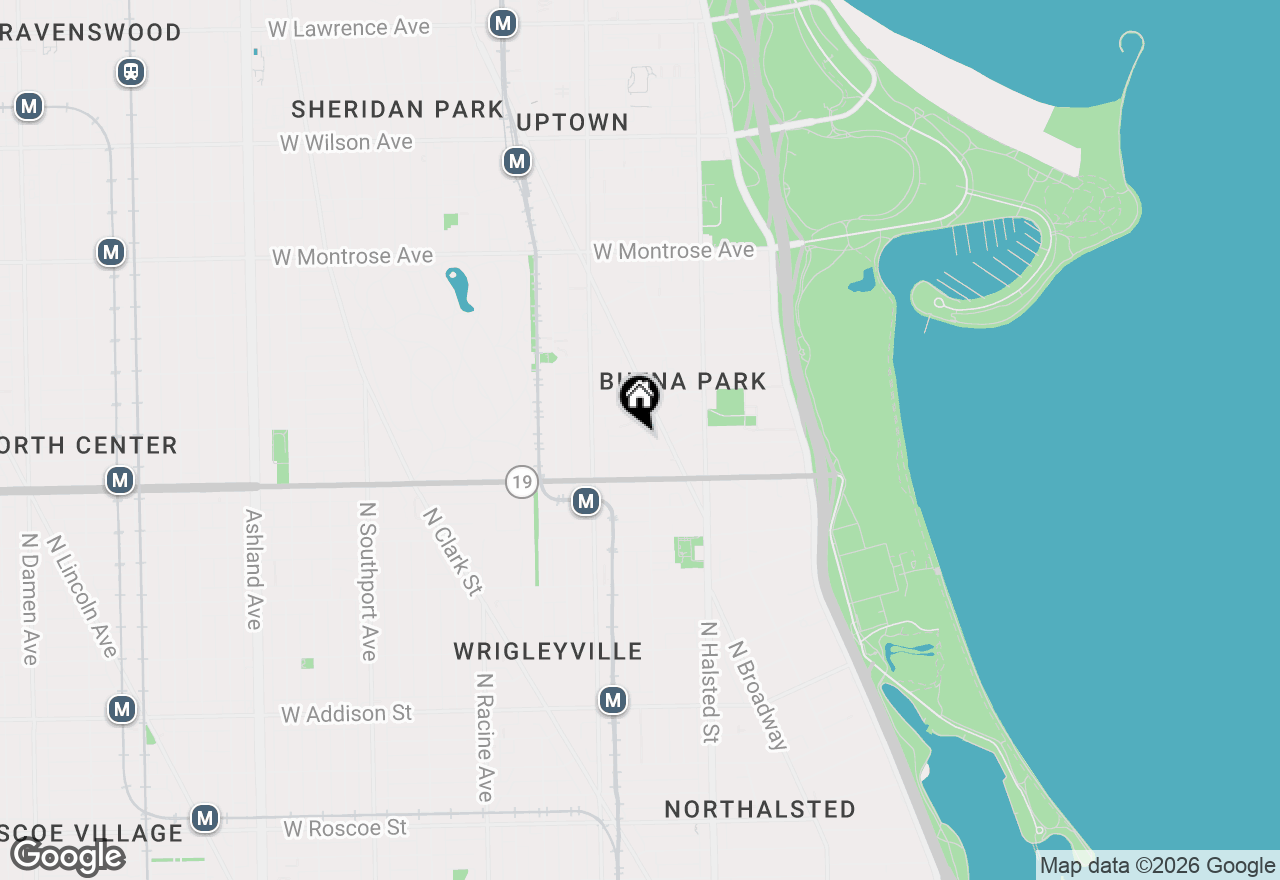 Map of 934 W Cuyler Avenue #3D, Chicago, IL 60613