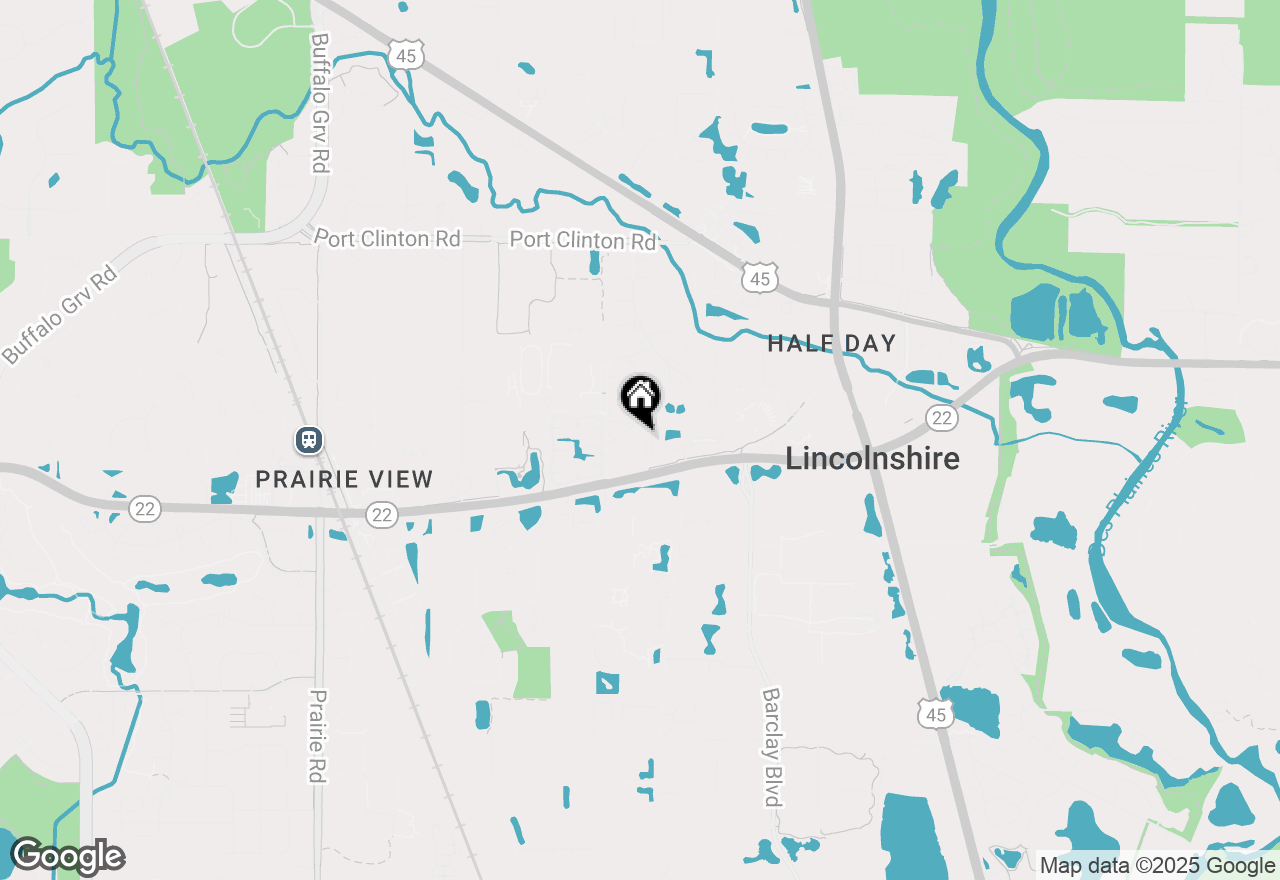 Map of 14 Beaconsfield Court, Lincolnshire, IL 60069