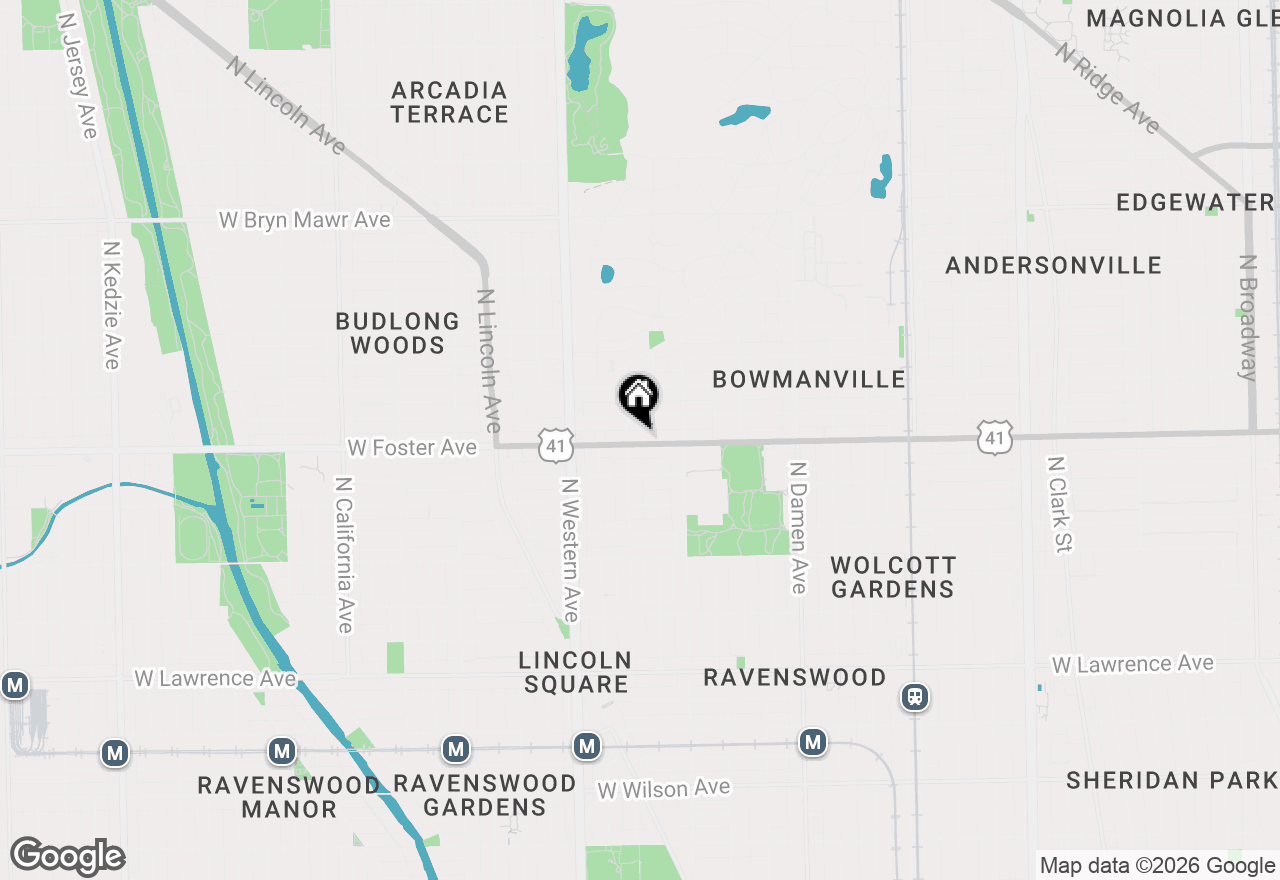 Map of 2248 W Foster Avenue #3, Chicago, IL 60625