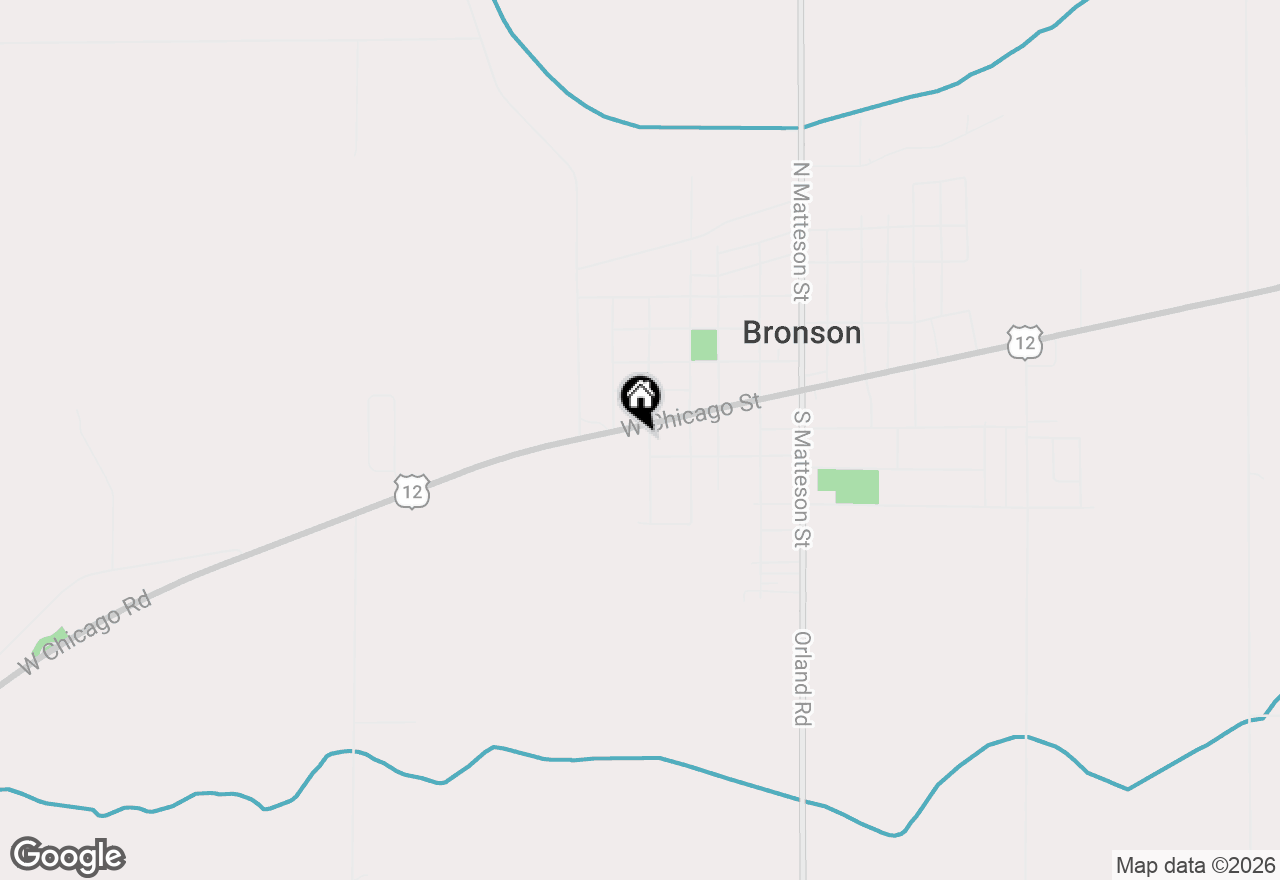 Map of 505 W Chicago Street, Bronson, MI 49028