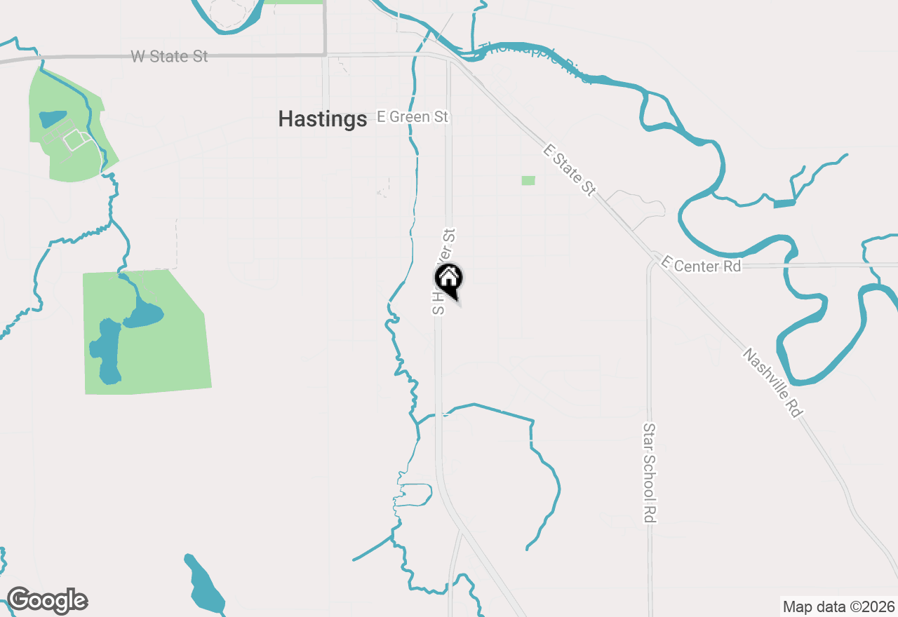 Map of 1315 S Hanover Street, Hastings, MI 49058