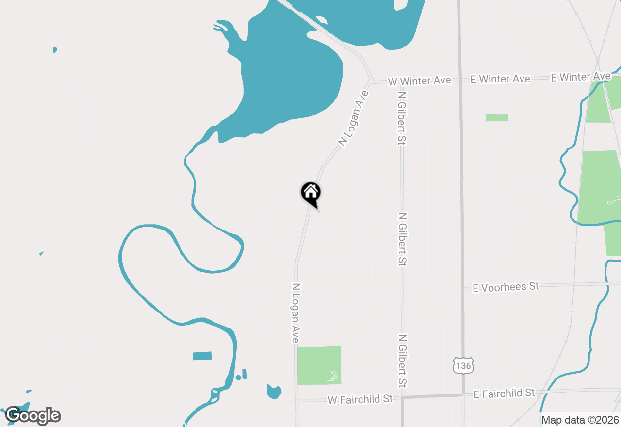 Map of 1511 N Logan Avenue, Danville, IL 61832