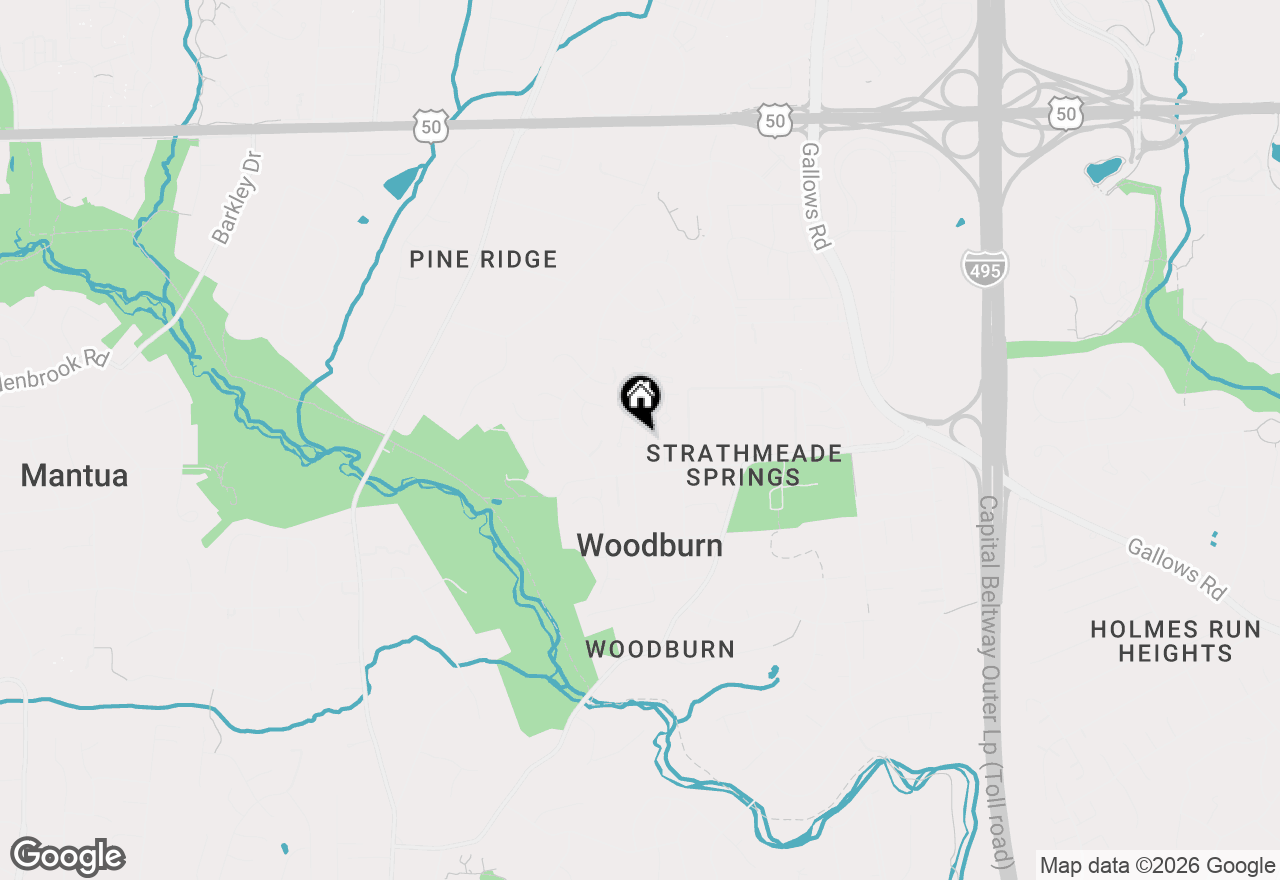 Map of 3316 Webley Court, Annandale, VA 22003