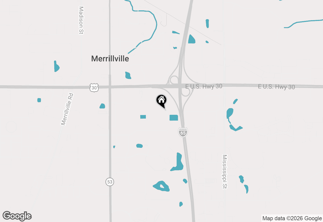 Map of 780 E 83rd Avenue, Merrillville, IN 46410