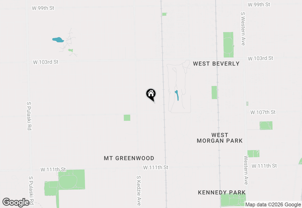 Map of 10615 S Albany Avenue, Chicago, IL 60655