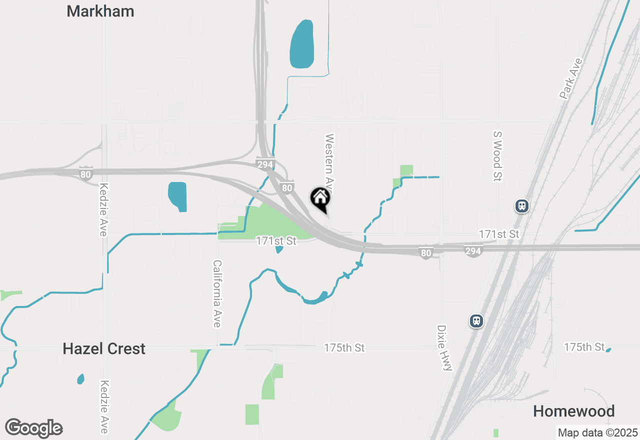 Map of 17043 Annetta Avenue, Hazel Crest, IL 60429