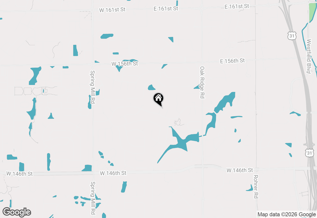 Map of 15108 Countfleet Court, Carmel, IN 46032