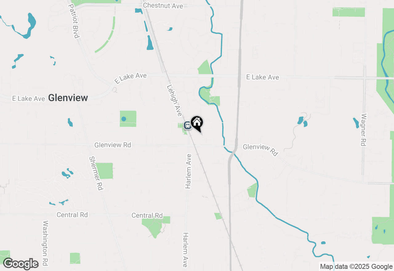 Map of 1857 Prairie Street, Glenview, IL 60025