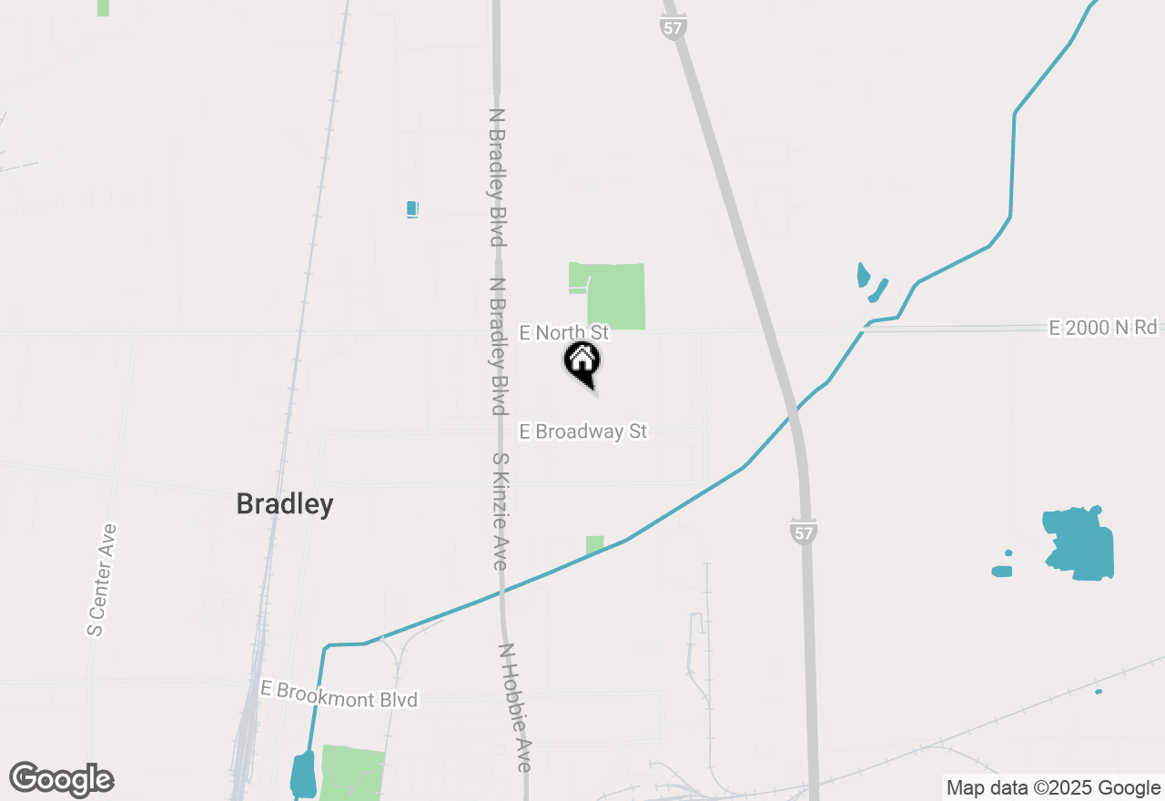 Map of 165 N Jefferson Avenue, Bradley, IL 60915