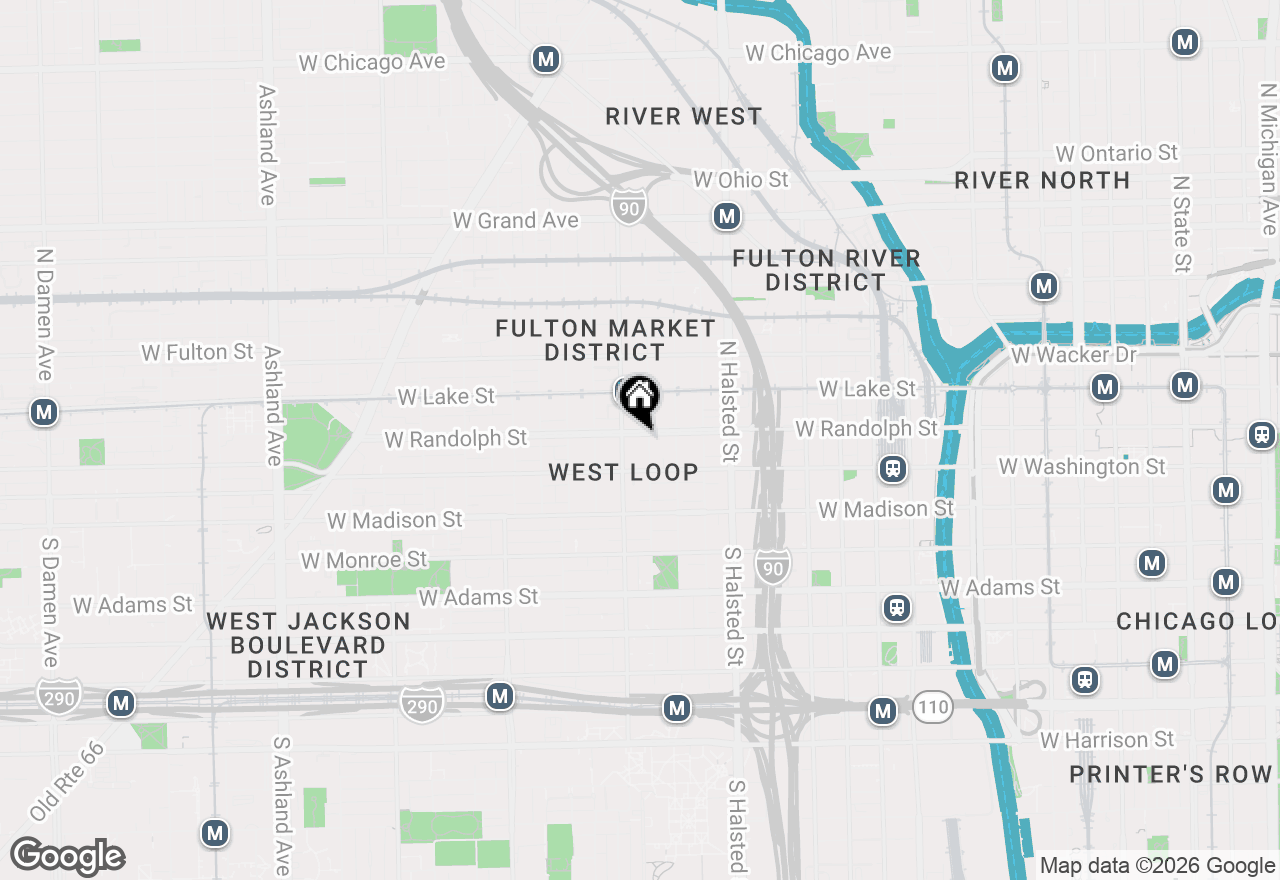 Map of 937-939 W Randolph Street, Chicago, IL 60607