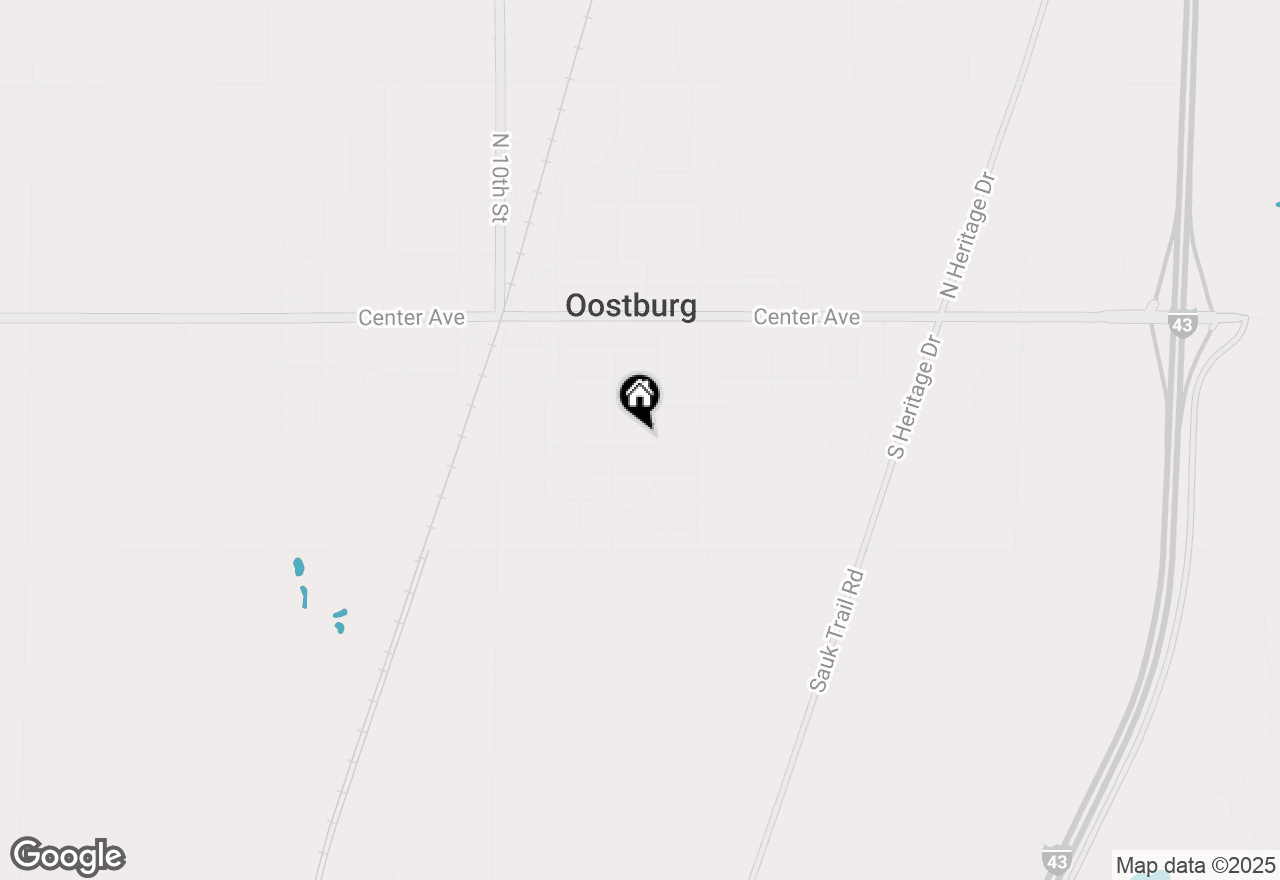 Map of 716 Huron Ave, Oostburg, WI 53070