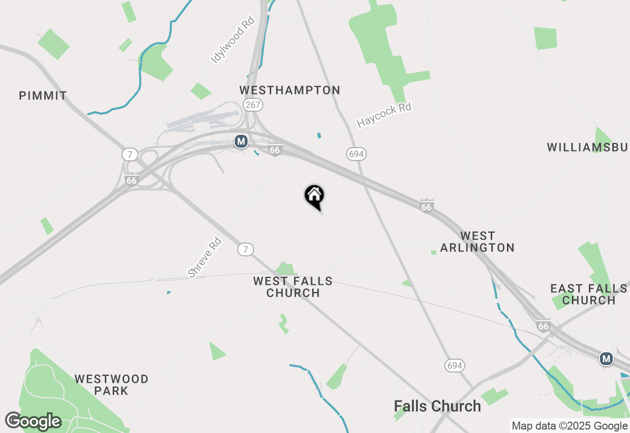Map of 6909 Willow Street, Falls Church, VA 22046