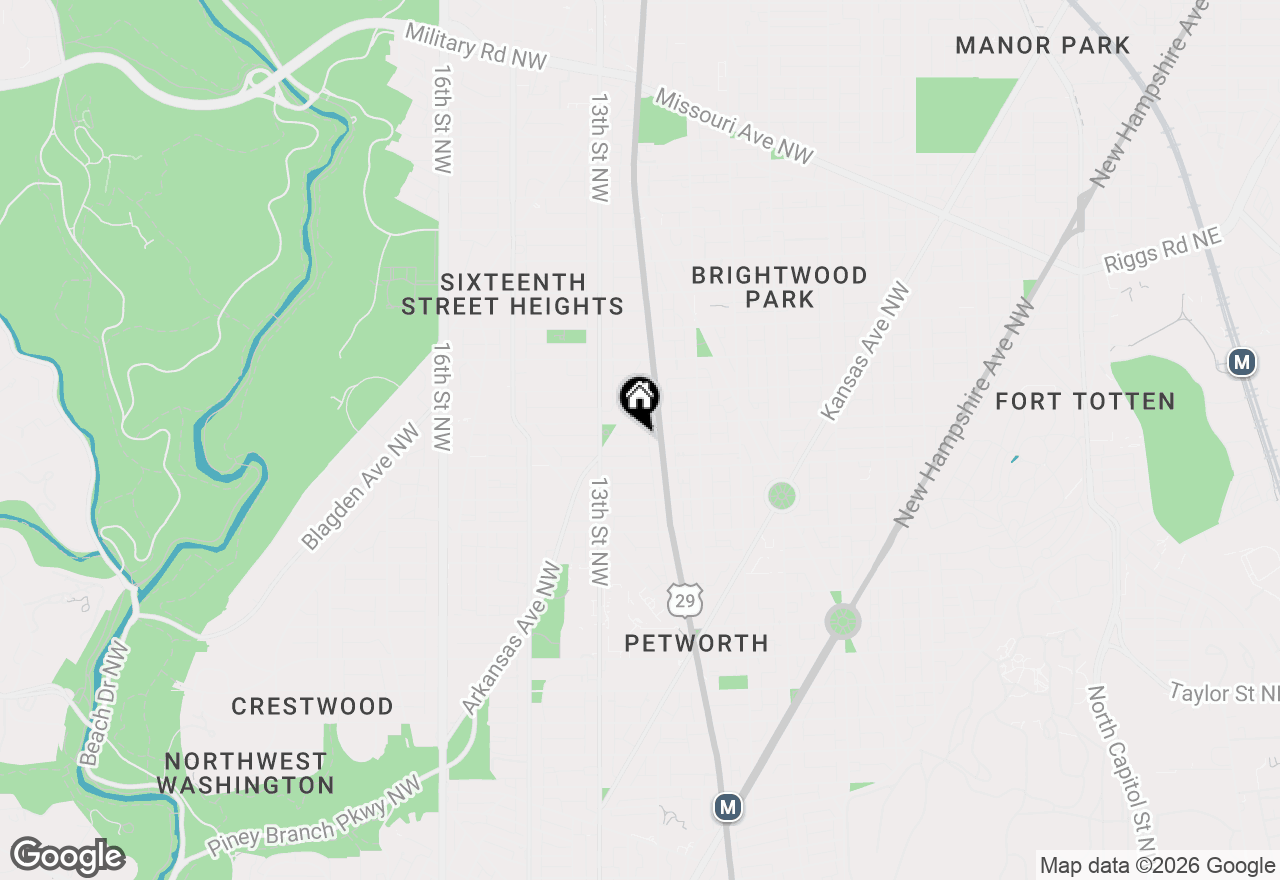 Map of 1207 Delafield Place Nw, Washington, DC 20011