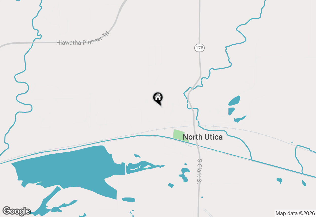 Map of 609 N Lincoln Street, Utica, IL 61373