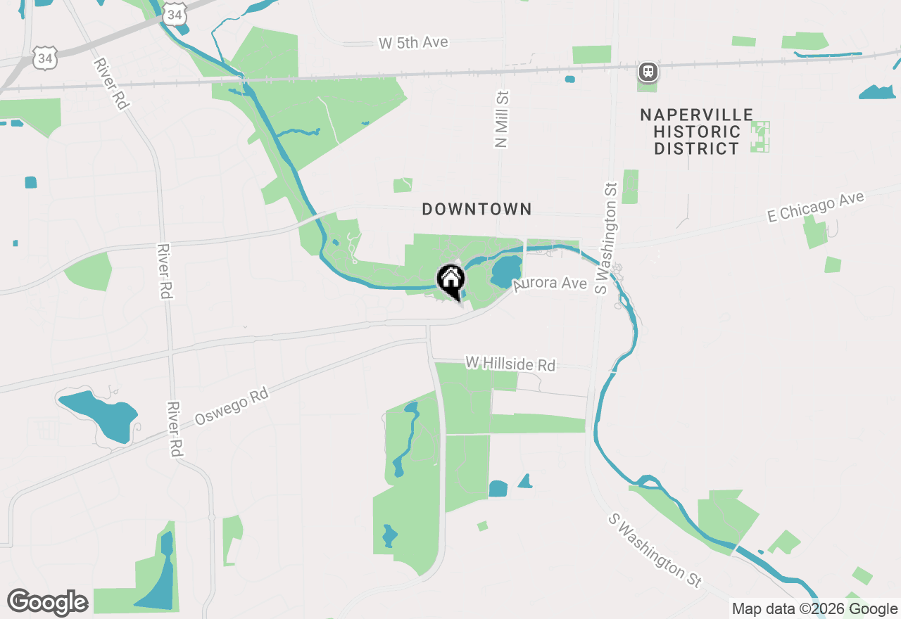 Map of 509 Aurora Avenue #202, Naperville, IL 60540