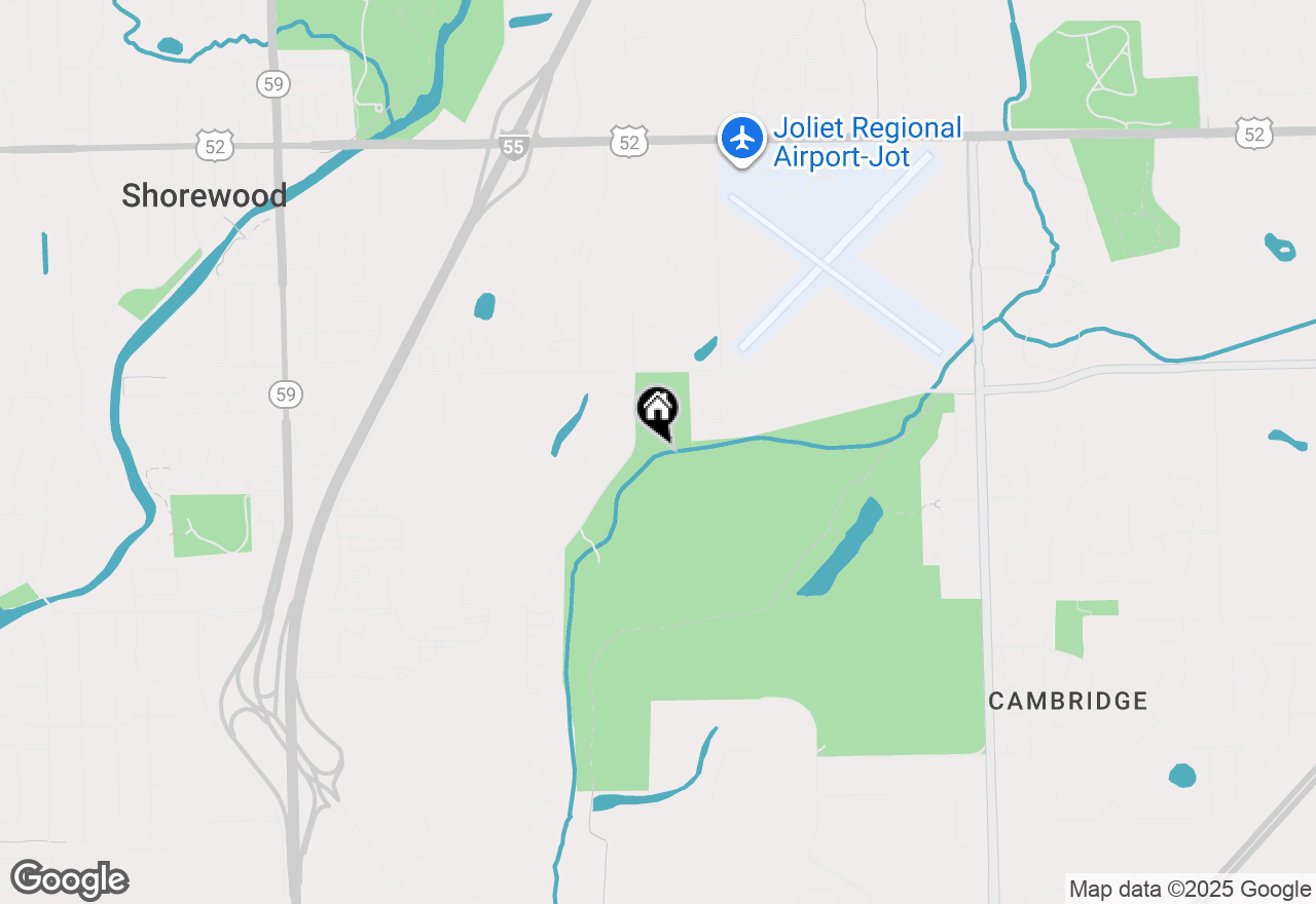 Map of 7610 Currant Drive, Joliet, IL 60431