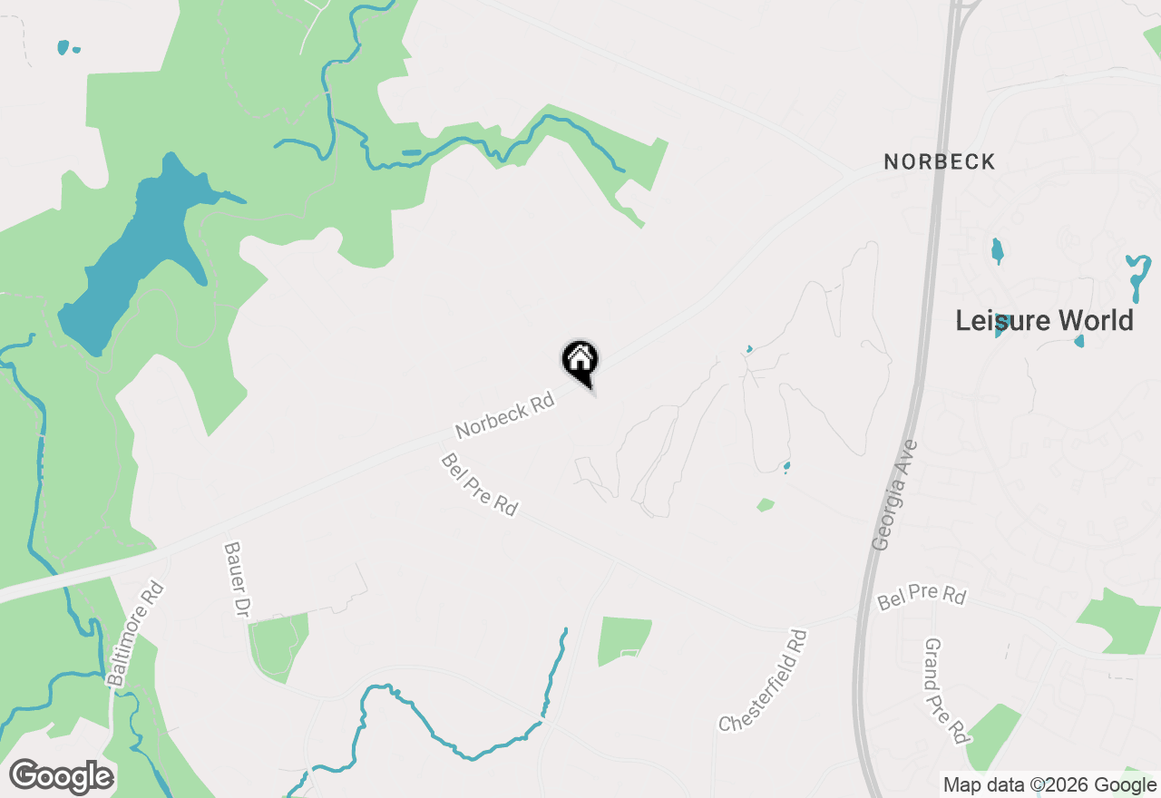 Map of 4616 Norbeck Road, Rockville, MD 20853