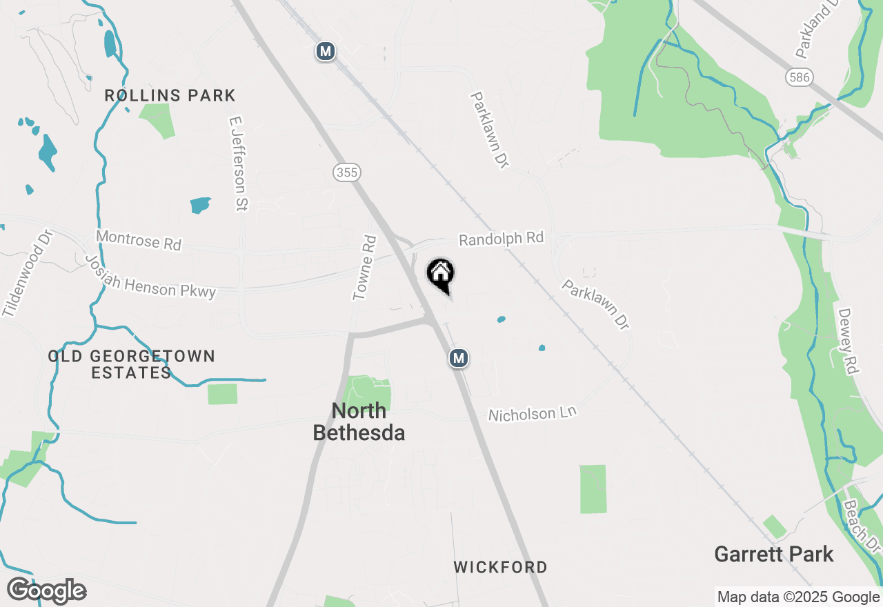 Map of 11700 Old Georgetown Road #1301, North Bethesda, MD 20852