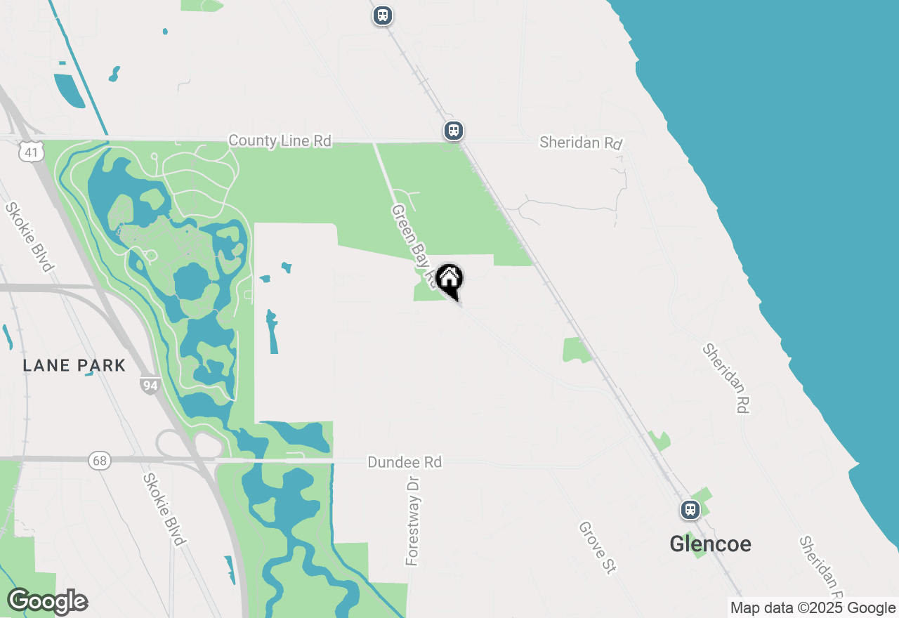 Map of 1200 Green Bay Road, Glencoe, IL 60022